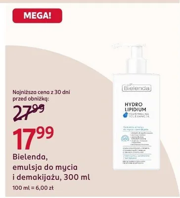 Emulsja do mycia i demakijażu promocja w Rossmann