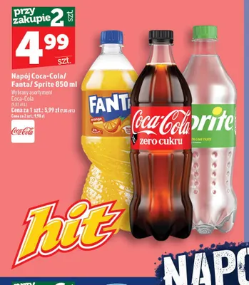 Napój gazowany Sprite promocja w TOPAZ