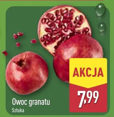 Owoc granatu promocja w Aldi