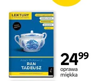 Książka Pan Tadeusz Adam Mickiewicz oprawa miękka promocja w Empik