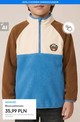 Bluza polarowa promocja w Sinsay