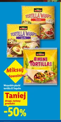Placki tortilla El Tequito promocja w Lidl