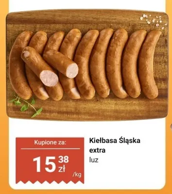 Kiełbasa śląska extra Morliny promocja w Dino