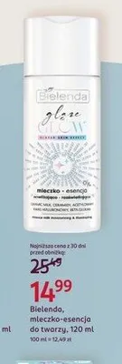 Mleczko-esencja do twarzy Bielenda Glaze Glow promocja w Rossmann