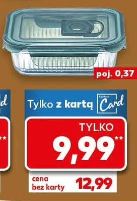 Pojemnik szklany z pokrywką, różne rodzaje promocja w Kaufland