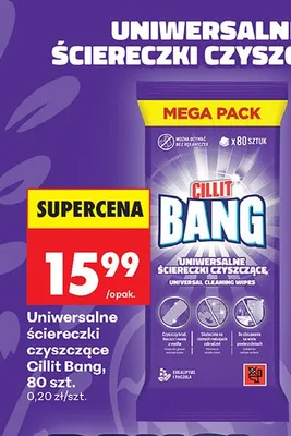 Uniwersalne ściereczki czyszczące, 80 szt. promocja w Biedronka