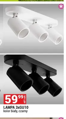 Lampa sufitowa 3xGU10 promocja w Merkury Market