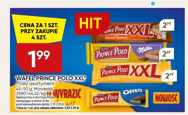 Wafel Prince Polo XXL Kokosowy promocja w Chata Polska