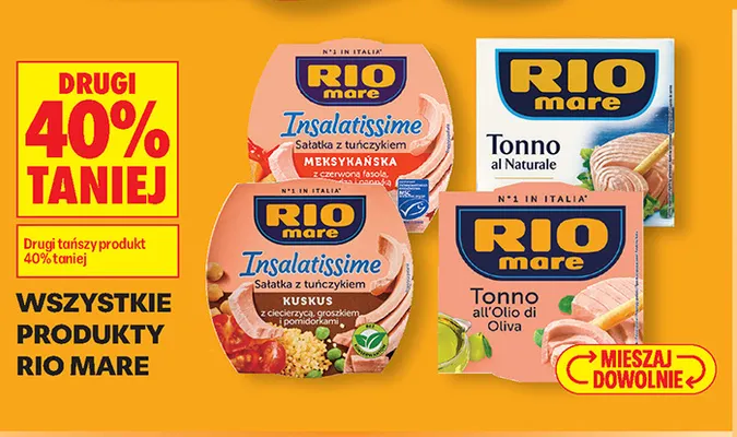 Produkty Rio Mare promocja w Biedronka