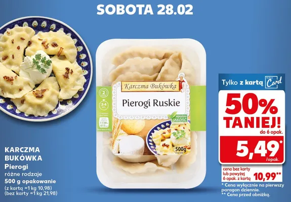 Pierogi ruskie promocja w Kaufland