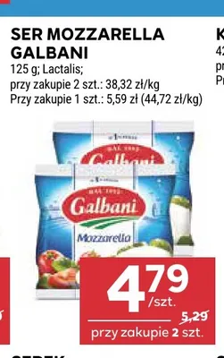Ser mozzarella Galbani promocja w Stokrotka