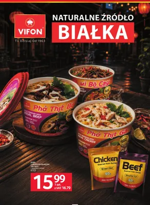 Danie z prawdziwym mięsem Vifon promocja w Selgros