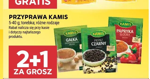 Przyprawa Kamis gałka muszkatołowa promocja w Stokrotka
