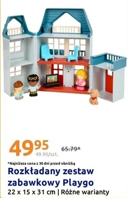 Rozkładany zestaw zabawkowy Playgo promocja w Action