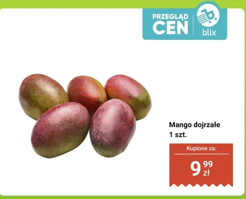 Mango dojrzałe 1 szt. promocja w Biedronka