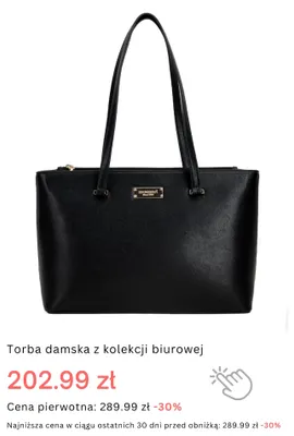 Torba damska z kolekcji biurowej Monnari promocja w Monnari