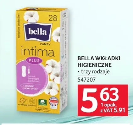 Wkładki higieniczne Bella promocja w Selgros