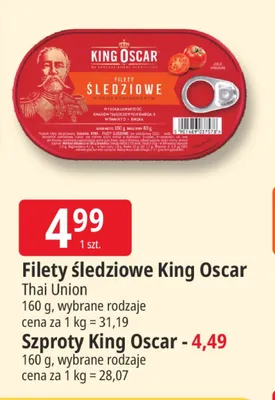 Szproty King Oscar promocja w Leclerc