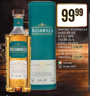 Whisky Malt 10 YO promocja w Dino