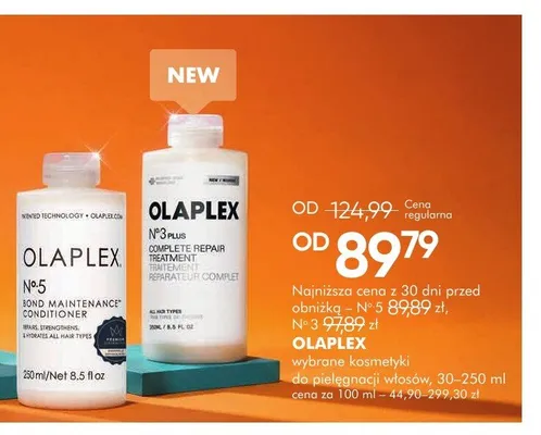 Kosmetyki do pielęgnacji włosów Olaplex promocja w Super-Pharm
