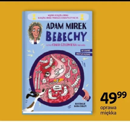 Książka Bebechy Adam Mirek oprawa miękka promocja w Empik