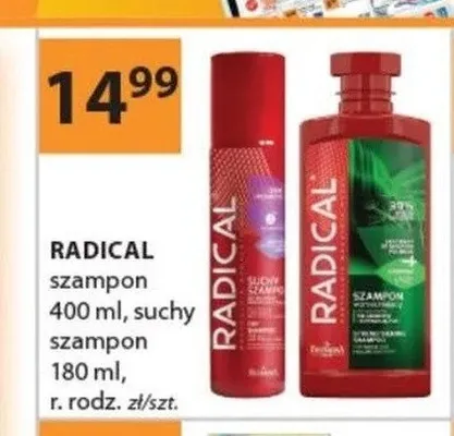 Suchy szampon do włosów Radical promocja w Drogerie Laboo