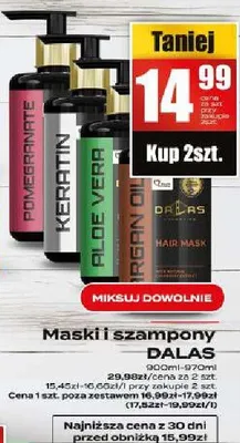 Maski i szampony różne rodzaje promocja w Supeco