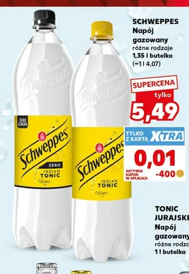 Napój gazowany Schweppes Indian Tonic Zero promocja w Kaufland