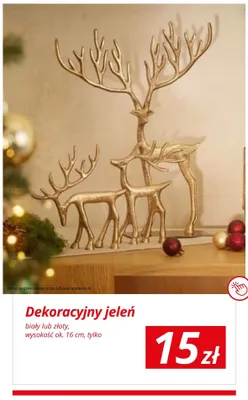 Dekoracyjny jeleń promocja w KiK