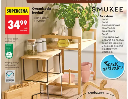 Suszarka do naczyń Smukee promocja w Biedronka