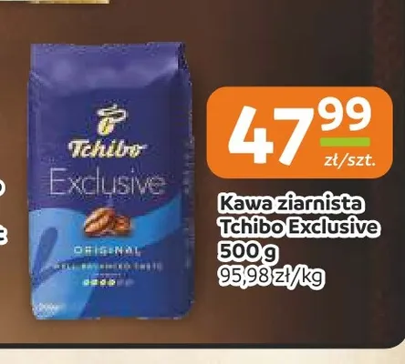 Kawa ziarnista Tchibo Exclusive promocja w Społem Częstochowa
