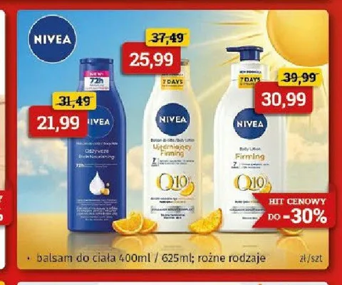Balsam do ciała Nivea Odżywczy promocja w Drogeria Kosmyk