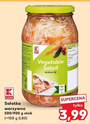 Sałatka warzywna promocja w Kaufland