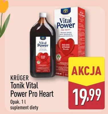 Tonik Vital Power Pro Heart suplement diety promocja w Aldi