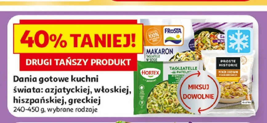 Dania gotowe kuchni świata promocja w Auchan