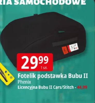 Fotelik podstawka Bubu II promocja w Leclerc