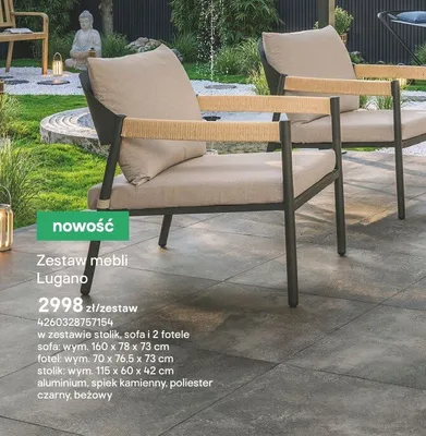 Zestaw mebli Lugano promocja w Castorama
