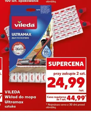 Wkład do mopa VILEDA Ultramax promocja w Kaufland
