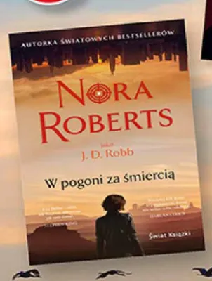 Książka W pogoni za śmiercią Nora Roberts promocja w Biedronka