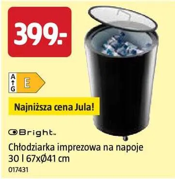 Chłodziarka imprezowa Bright na napoje 30l 67xØ41cm promocja w Jula