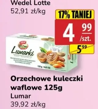 Orzechowe kuleczki waflowe Lumar promocja w API Market