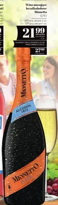 Wino musujące bezalkoholowe Mionetto promocja w POLOmarket