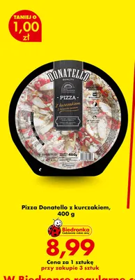 Pizza Donatello z kurczakiem promocja w Biedronka
