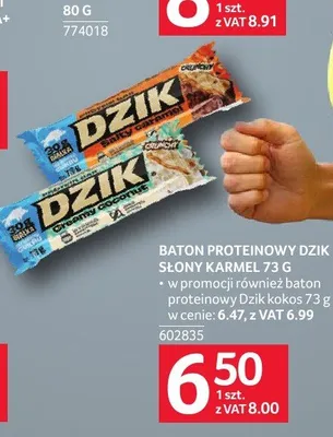 Baton proteinowy Dzik kokos promocja w Selgros