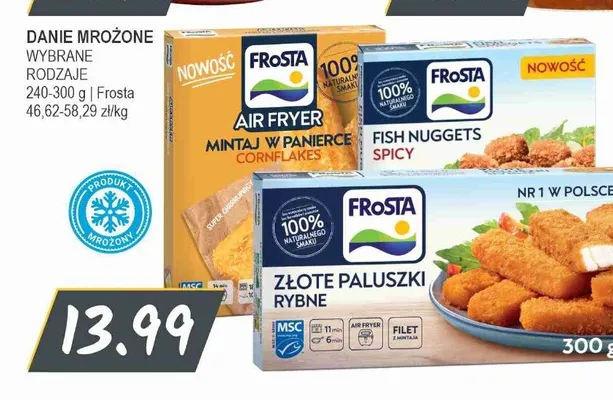 Danie mrożone FROSTA promocja w Słoneczko