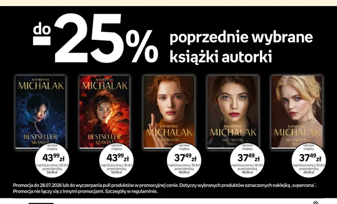 Książka Trzy Siostry Burza Katarzyna Michalak promocja w Empik