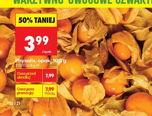 Physalis promocja w Biedronka