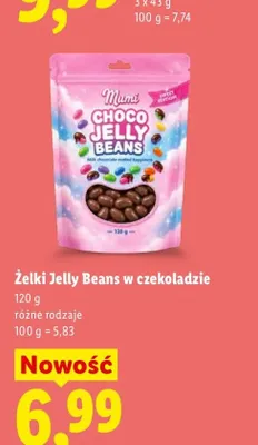 Żelki Jelly Beans w czekoladzie Mumi promocja w Lidl