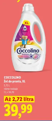 Żel do prania Coccolino Care Color XL promocja w Lidl