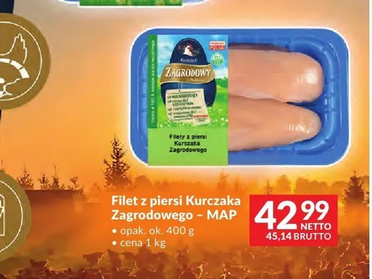 Filet z piersi Kurczaka Zagrodowego MAP promocja w Makro